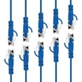 thumbnail image 1 of GearIT Cat 6 Ethernet Cable Flat RJ45 Internet Network Patch Cord, Blue 7 ft 10-Pack, 1 of 8