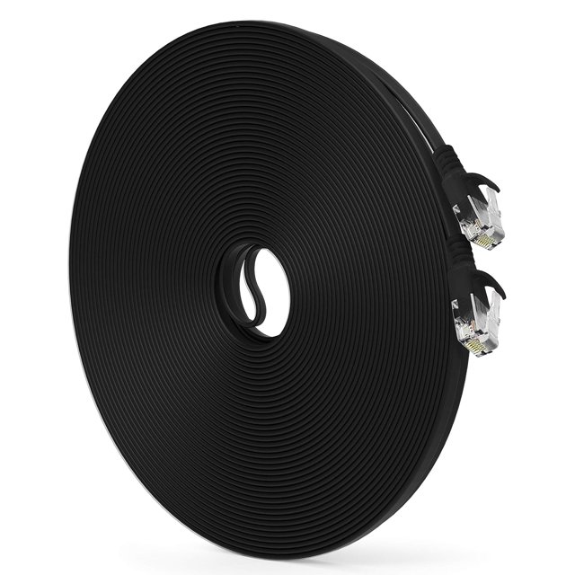 GearIT Cat 6 Cable Snagless Flat RJ45 Network Cable Cord