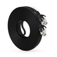 thumbnail image 1 of GearIT Cat 6 Ethernet Cable Snagless Flat RJ45 Network Cable Cord, Black 20 ft, 1 of 8