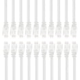 thumbnail image 1 of GEARit Pre-Terminated 24 AWG Cat6 Ethernet Cables for Home & Office Network, White, 10 ft, 10 Pack, 1 of 9