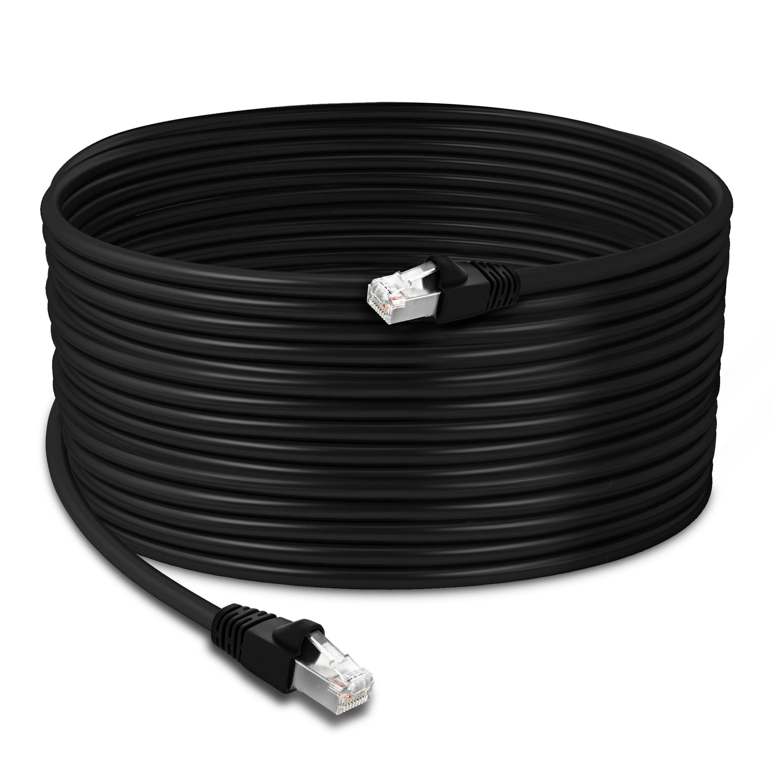 GearIT Cat6 Outdoor Ethernet Cable (200ft) 23AWG Pure Copper