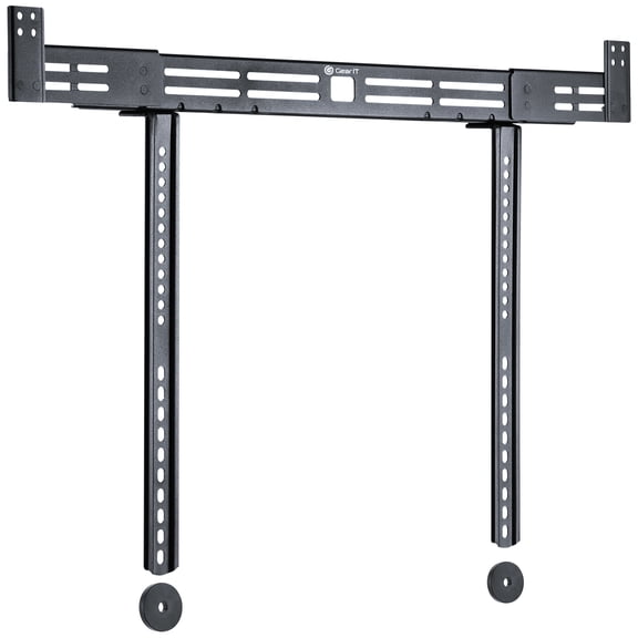 GearIT Sound Bar Mount, Soundbar TV Bracket (Up to 22 lbs) Mount Top or Bottom or Wall Hold, Height and Depth Adjustable Flush Design