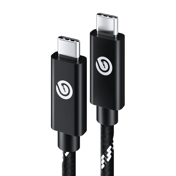 GearIT USB-C to USB-C 10Gbps Data 100W Charging, 4K 2K 1080P Video Support, Works with Thunderbolt 3 Nylon Braded for Samsung S21+ S20 Note 20 iPad Pro MacBook Pro Google Pixel etc - 3.3FT