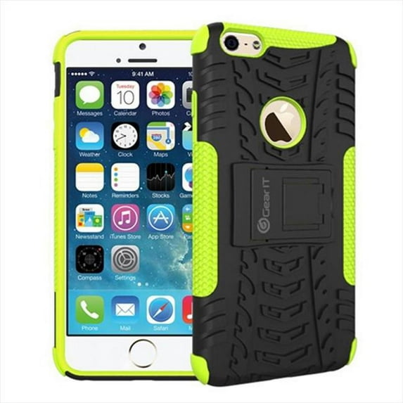 GearIt GI-IPH6-4. 7-HYB-D8-GR Apple iPhone 6 Trak Armor Case, Green