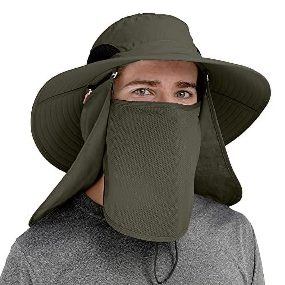 GearTOP Fishing Hat with Flaps UV Protection Sun Hat Womens with Drape