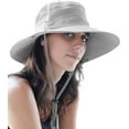 thumbnail image 1 of GearTOP Wide Brim Sun Hat for Men and Women - Mens Bucket Hats with UV Protection for Hiking. Sun Hat Women UPF 50+ (Light Grey, 7-7 1/2), 1 of 10