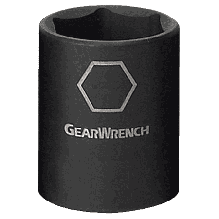 Gearwrench 1/2 in. Drive 6 Point Deep Impact Socket, 28 mm