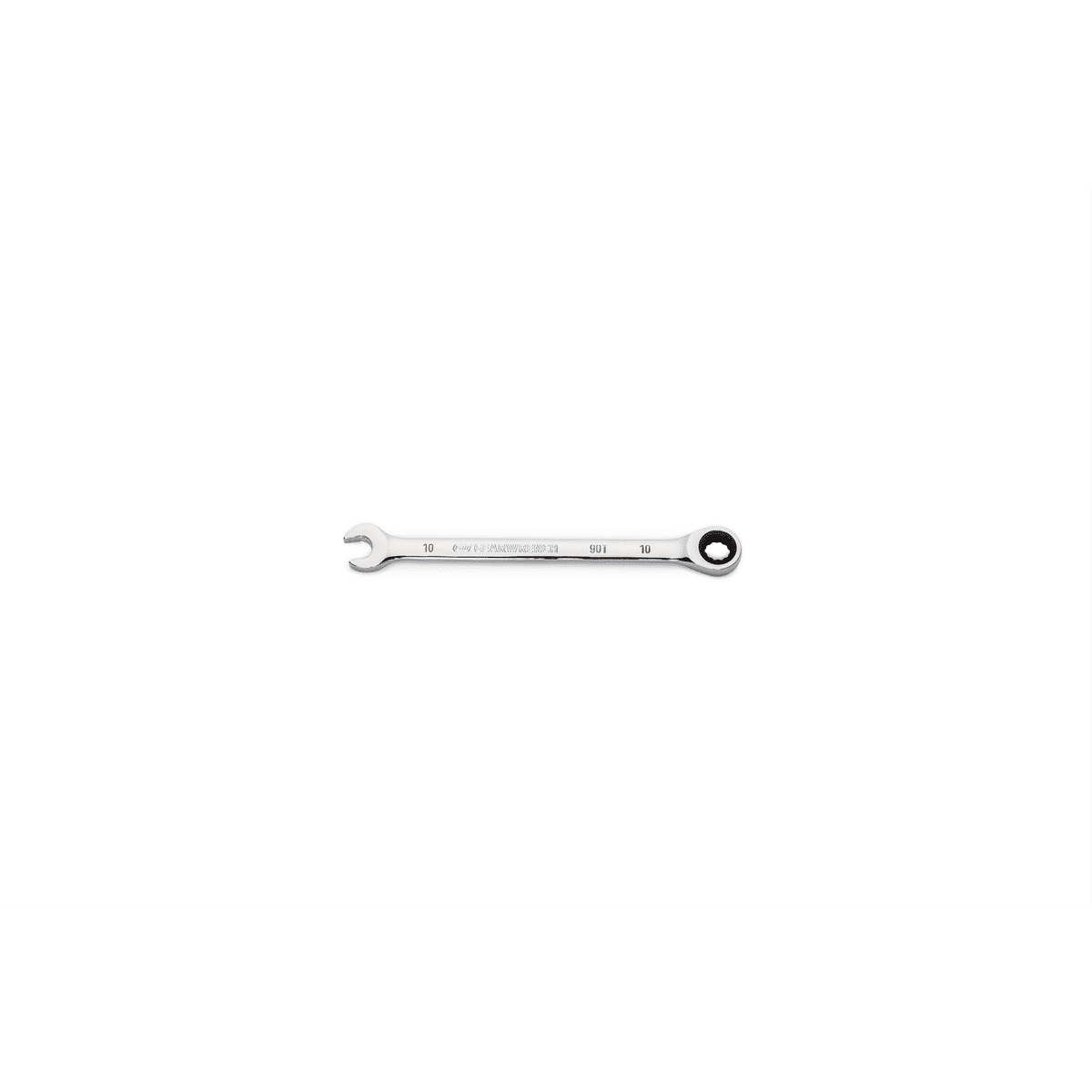 GearWrench 86910 Combination Ratcheting Wrench, 90-Tooth, 12-Point, 10 mm - Quantity 1