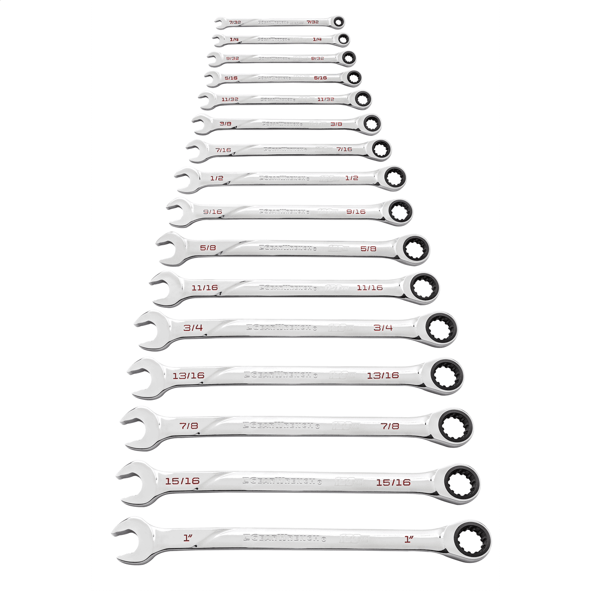 GearWrench 16 Pc. 120XP Universal Spline SAE XL Set Sansujyuku sansujyuku.com