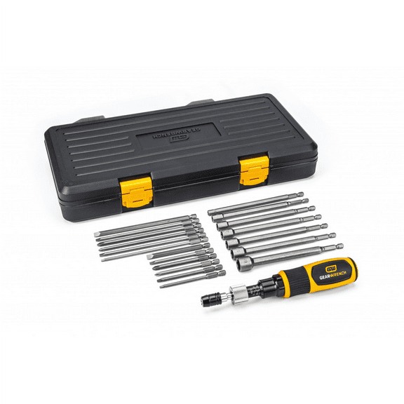 GearWrench 20 Pc. 1/4" Drive Torque Screwdriver Set 10-50 in/lbs.