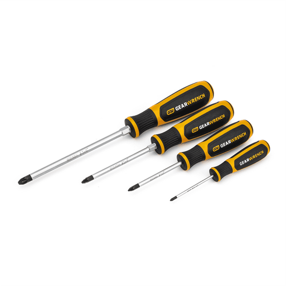 GearWrench 4 Pc. Pozidriv Dual Material Screwdriver Set
