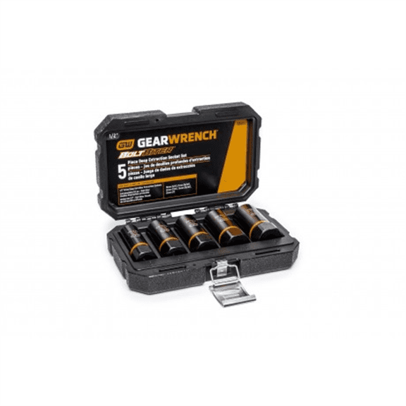GearWrench 5 Pc. 1/2" Drive Impact Deep Extract Socket Set