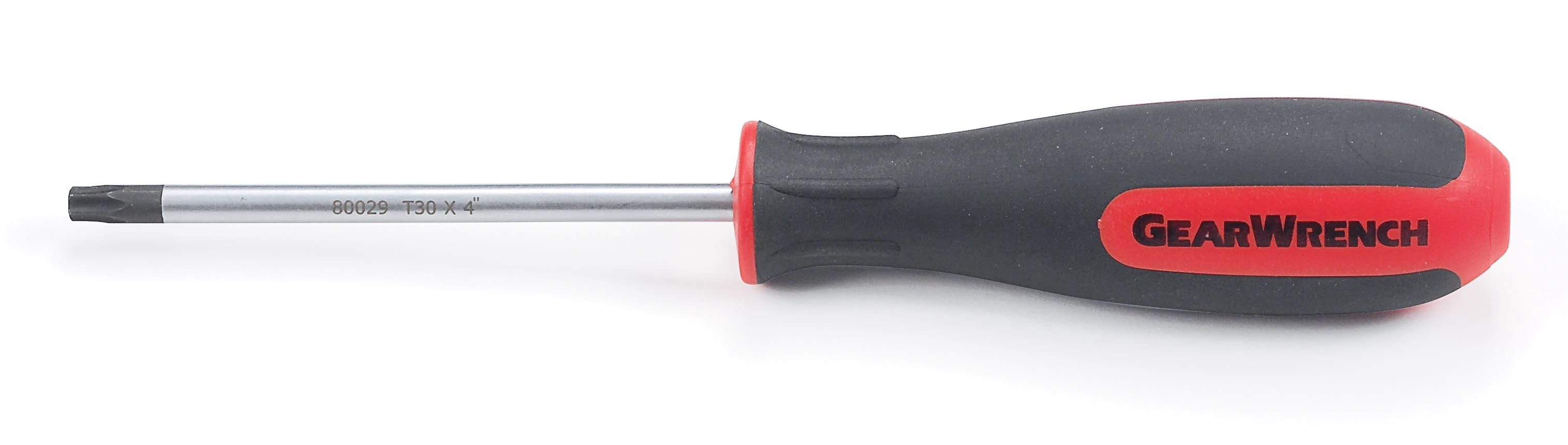 Tournevis GEARWRENCH 80041H - T9 X 60mm - Poignée Bi-Matière Ergo Tri-Lobe, Embout Oxyde Noir
