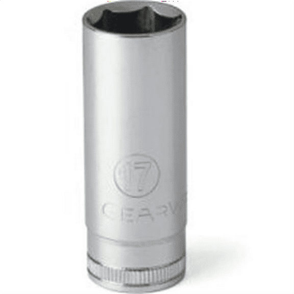 GearWrench 80139 1/4" Drive 6 Point Deep Socket, 5mm