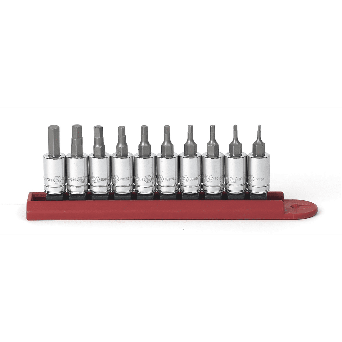 GearWrench 80323 10 Piece 1/4" Drive Sae Hex Bit Socket Set - Walmart.com