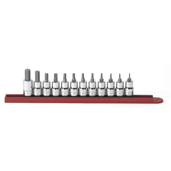 GearWrench 80581 12 Piece 3/8" Drive Sae Hex Bit Socket Set