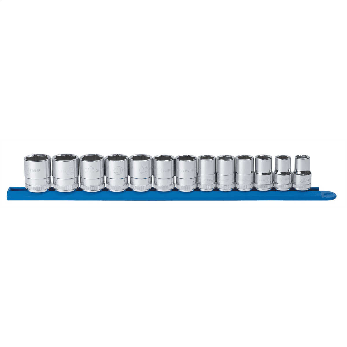 GearWrench 80702 1/2 in. Dr. 6 pt. Standard Metric Socket Set, 13 pc