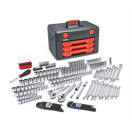 GearWrench 80940 219 Piece Master Tool Set With Drawer Style Carry Case