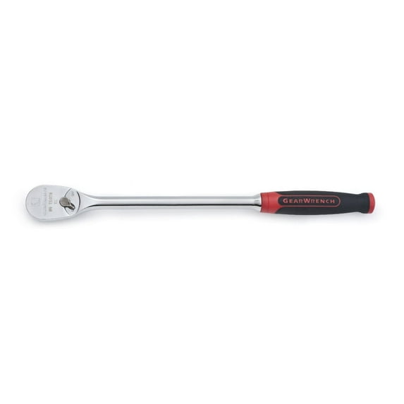 GearWrench 81361 1/2 in. Dr Long Handle Cushion Grip Teardrop Ratchet