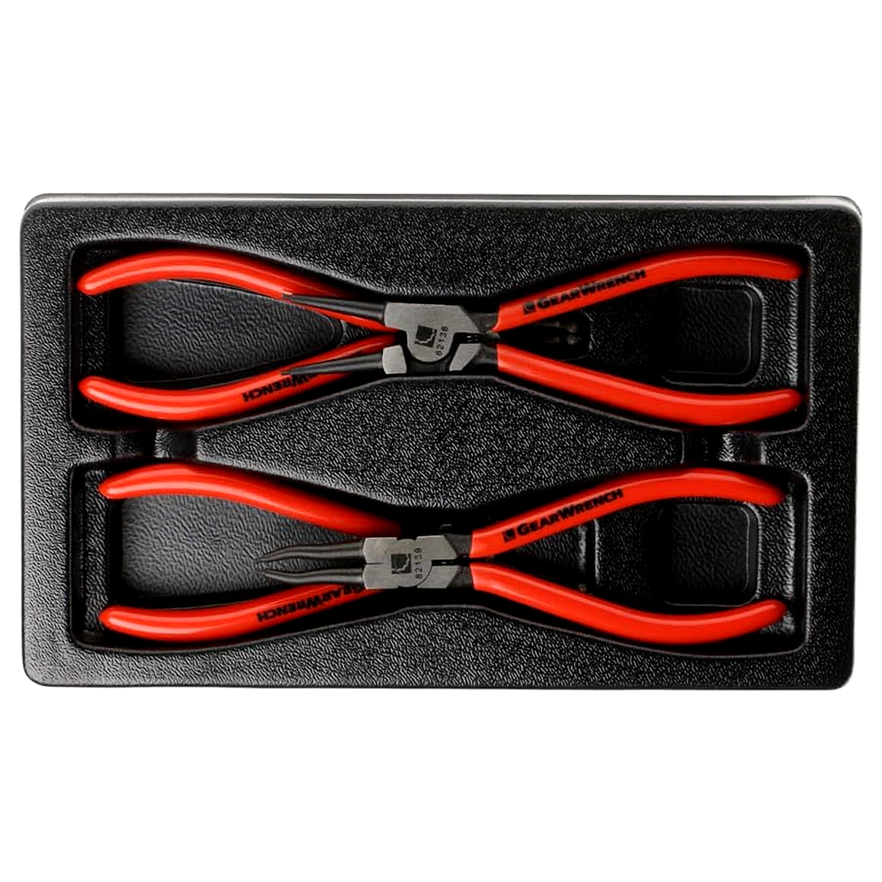 GearWrench 82150 4 Pc. 7" Fixed Tip Internal & External Snap Ring Plier Set