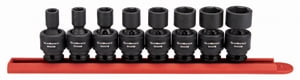 GearWrench 84917N 8 Pc. 3/8" Drive 6 Point SAE Universal Impact Socket Set