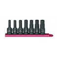 thumbnail image 1 of GearWrench 84941 7 Piece 1/2" Drive 6 Point Sae Hex Impact Socket Set, 1 of 2