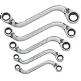 thumbnail image 1 of GearWrench 85299 5pc S Shape Double Box Ratcheting Wrench Set - Metric, 1 of 2