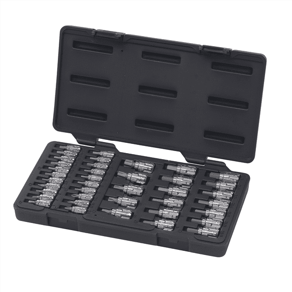 GearWrench 890040 39-Piece 1/4 in. and 3/8 in. Drive SAE/Metric Vortex Bit Socket Set