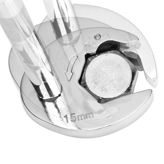 GearWrench 89140 - 3/8" Drive Metric 10 mm Ratcheting Chrome Open End Crowfoot Wrench