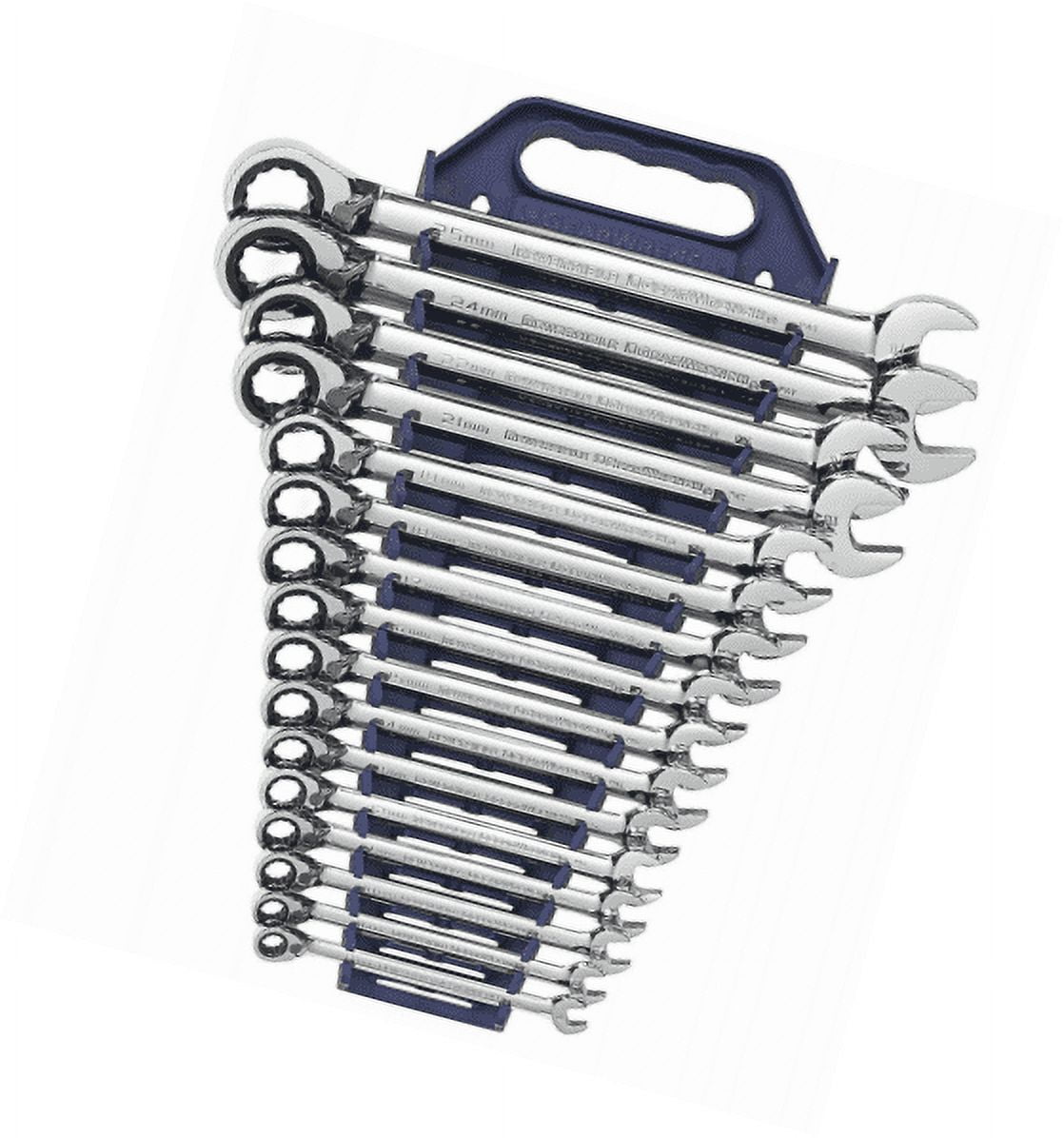 GearWrench 9602 16 Piece Metric Reversible Combination Ratcheting