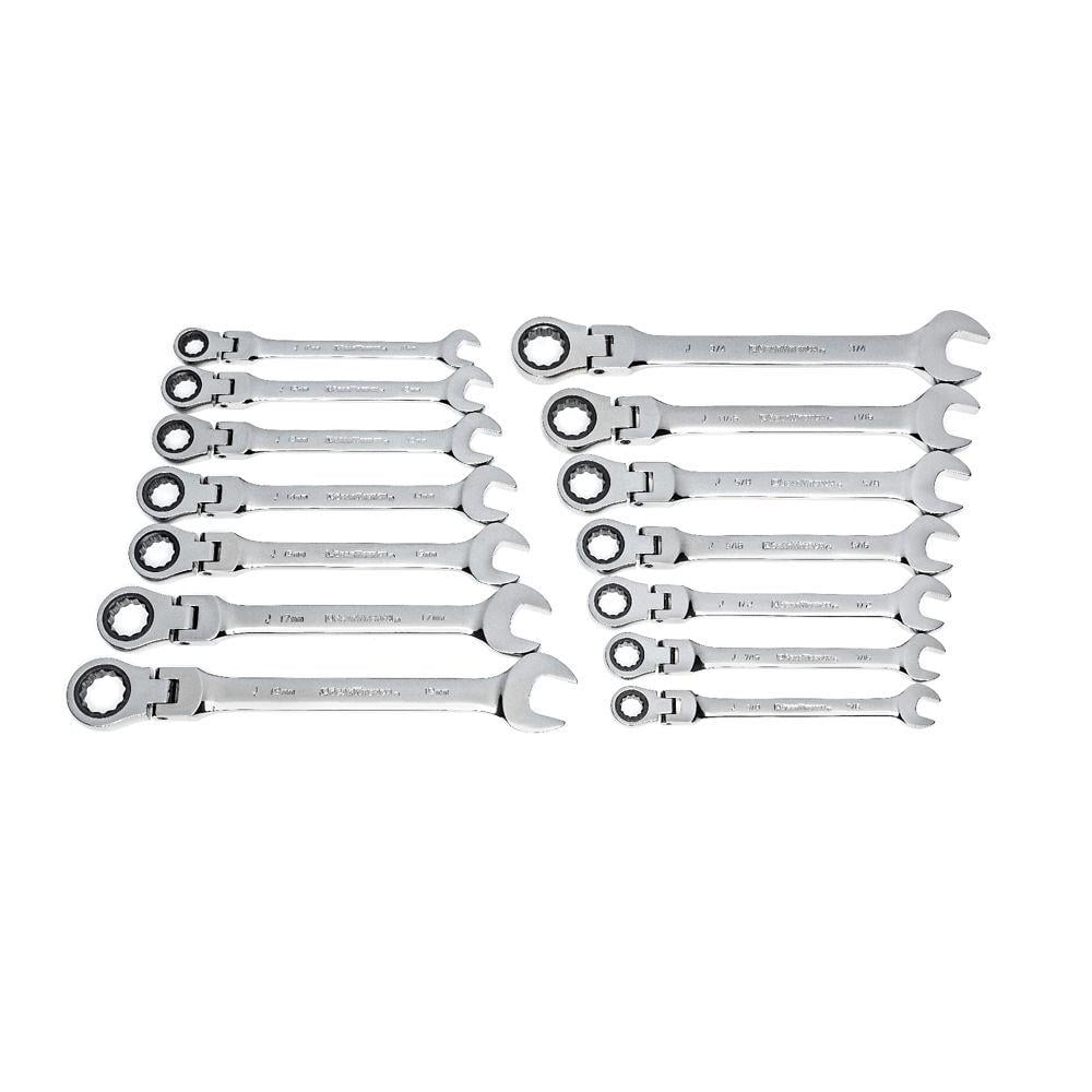 GearWrench FlexHead Ratcheting Wrench Set, 14 pc.