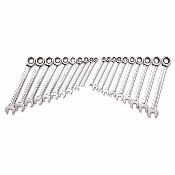 GearWrench Ratcheting Combination Wrench Set, 20-Pc., SAE and Metric, Model# 35720-06