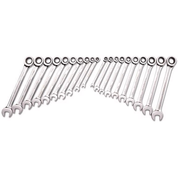 GearWrench Ratcheting Combination Wrench Set, 20-Pc., SAE and Metric, Model# 35720-06