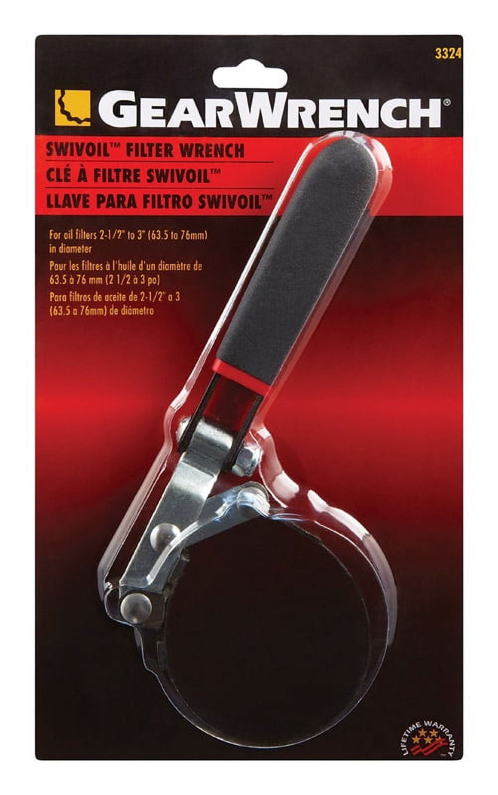 GearWrench Swivel Oil-Filter Wrench 3 in.