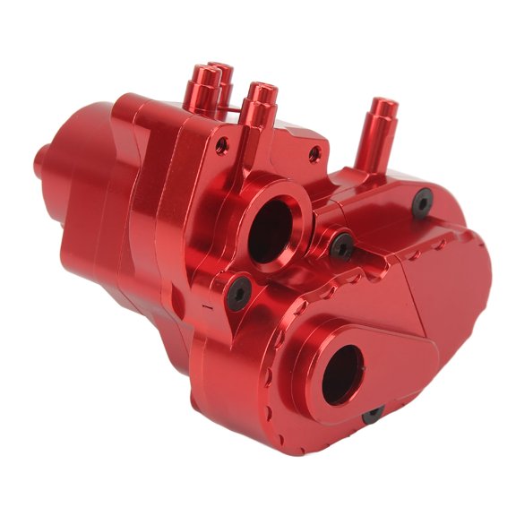 Gearbox Complete Transmission Case Aluminum Alloy Gearbox Shell Cover for 1.9 UTB Red