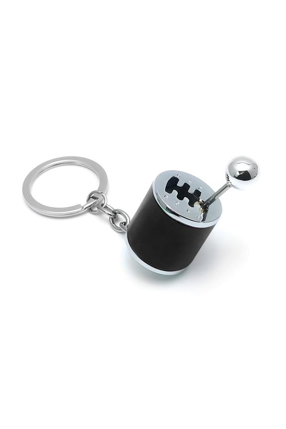 Gearbox Keychain, Six Speed Manual Transmission Stick Shift Keyring, Creative Stress-Relieving Car Accessories, Car Shifter Gear Keyfob Automotive Key Chain Ring