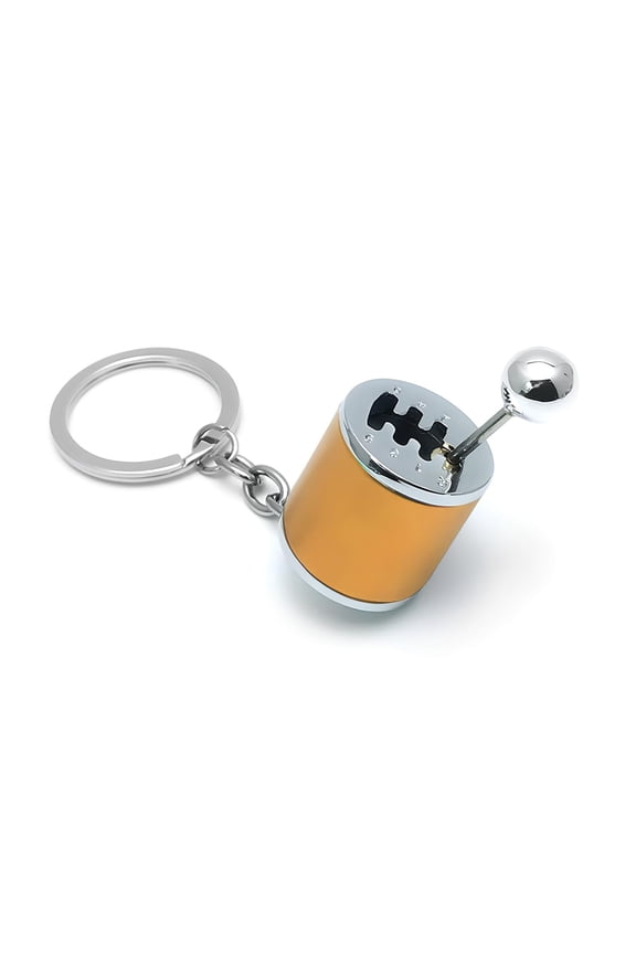 Gearbox Keychain, Six Speed Manual Transmission Stick Shift Keyring, Creative Stress-Relieving Car Accessories, Car Shifter Gear Keyfob Automotive Key Chain Ring