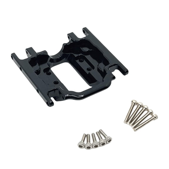 Gearbox Mount Base RC Car Skid Plate CNC Aluminum Alloy for 1/24 D110 D90 Rock Crawler Model Owners