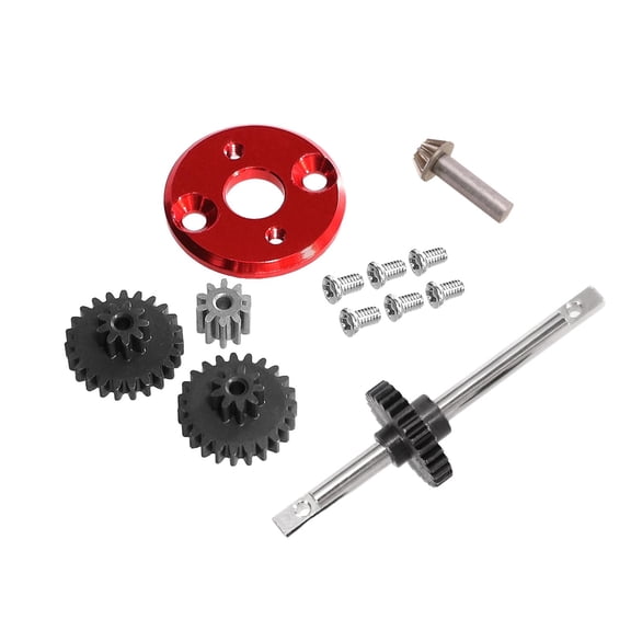 Gearbox Pinion Motor Assembly Heavy Duty Metal Material for 1:12 RC Car Enthusiasts MN82 MN78 Mn99sv2 MN98V2