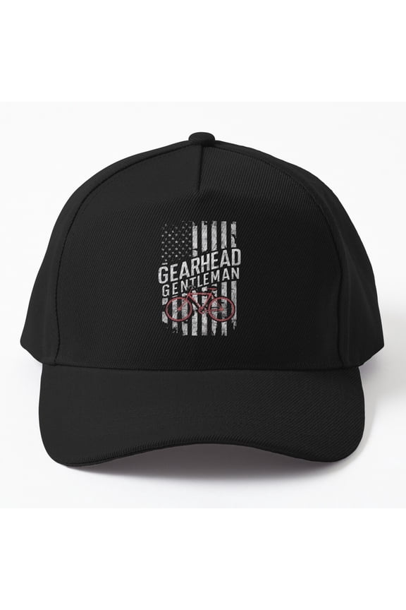 Gearhead Gentleman Baseball Cap, Automotive Mechanic Lifestyle Graphic Design, Classic Hat