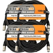 Gearlux 100-Foot DMX Cable - 4 Pack