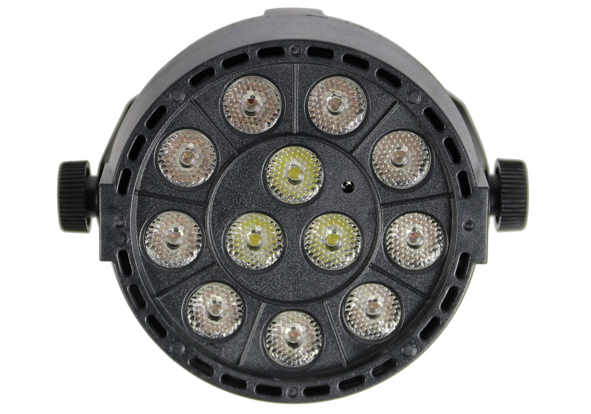 Gearlux 12PCS 1-Watt RGBW LED Par Stage Light with Battery for Halloween, Party, Wedding, Christmas and Stage Parties