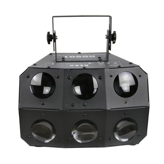 Gearlux 24PCS 3-Watt RGBW LED Derby Matrix Beam Light with 4 Digit LED Display for Halloween, Party, Wedding, Christmas and Stage Parties