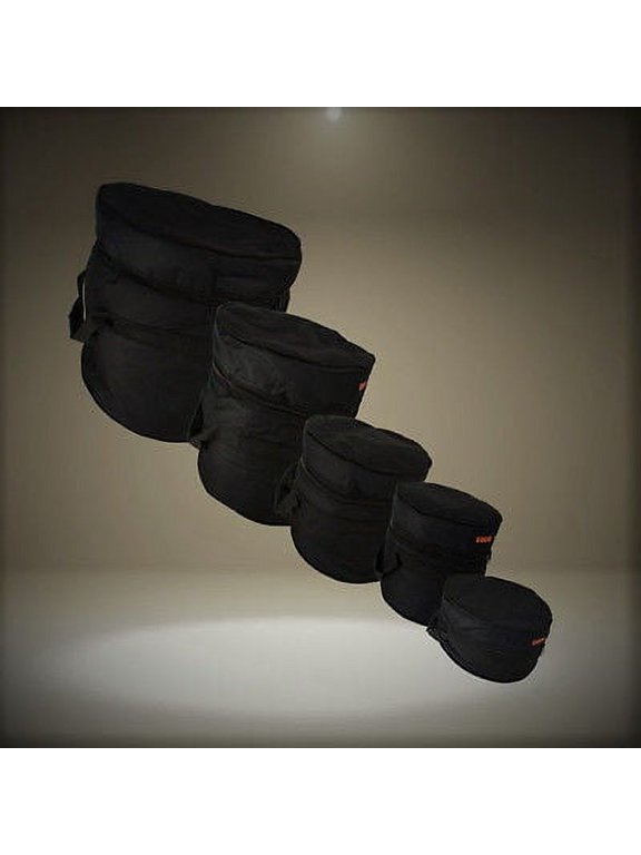 5-Piece Drum Bag Set for 12" Tom, 13" Tom, 14" Snare, 16" Floor Tom, 22" Bass Drum