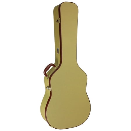 Gearlux Dreadnought Acoustic Guitar Hard Case, Tweed
