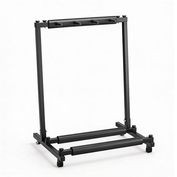 Gearlux Foldable Rack Style Guitar Stand for 3 Electric or Acoustic Guitars