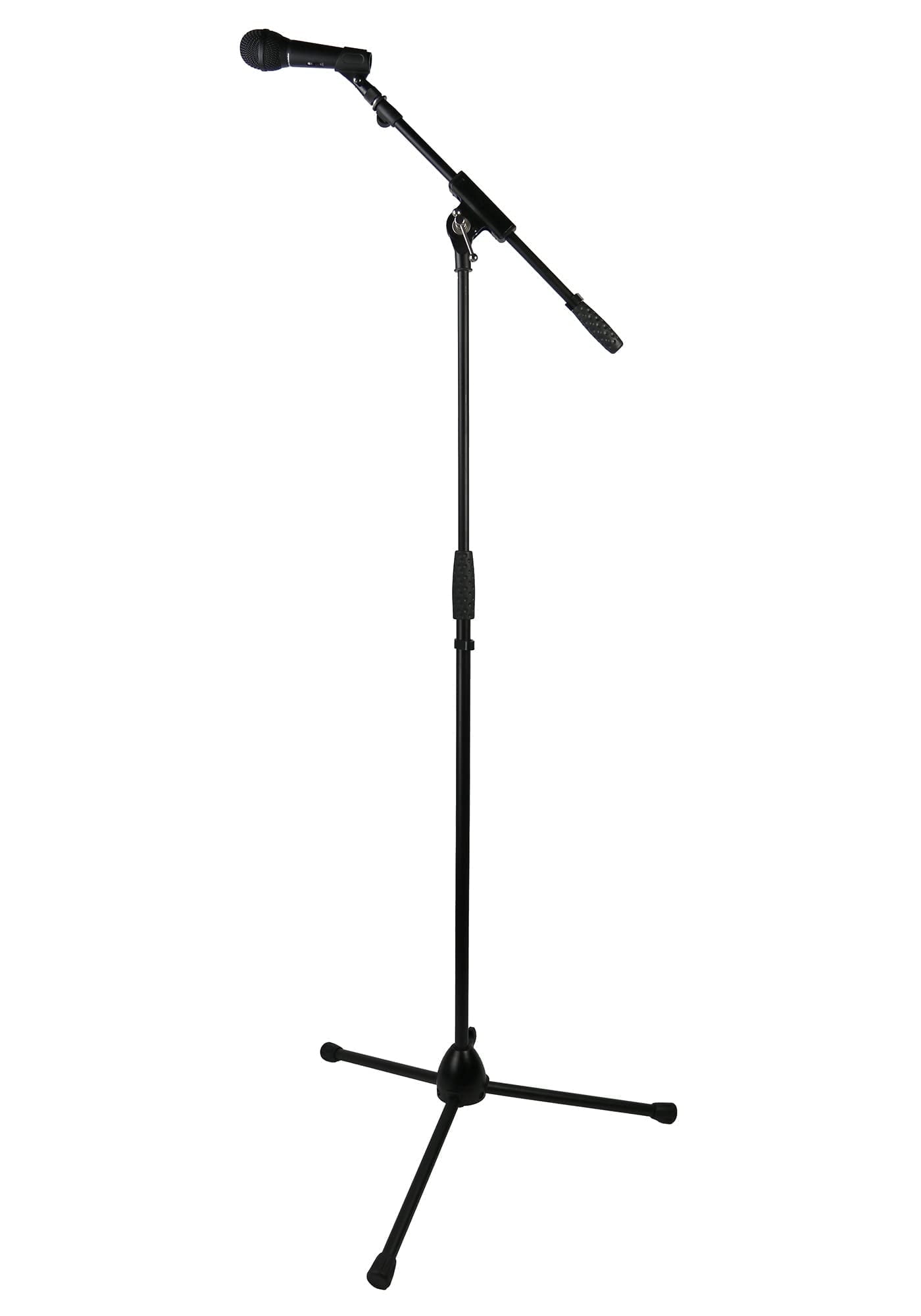Gearlux Heavy-Duty Telescopic Boom Microphone Stand with Tripod Base and Adjustable Height up to 60 Inches - 1 Pack