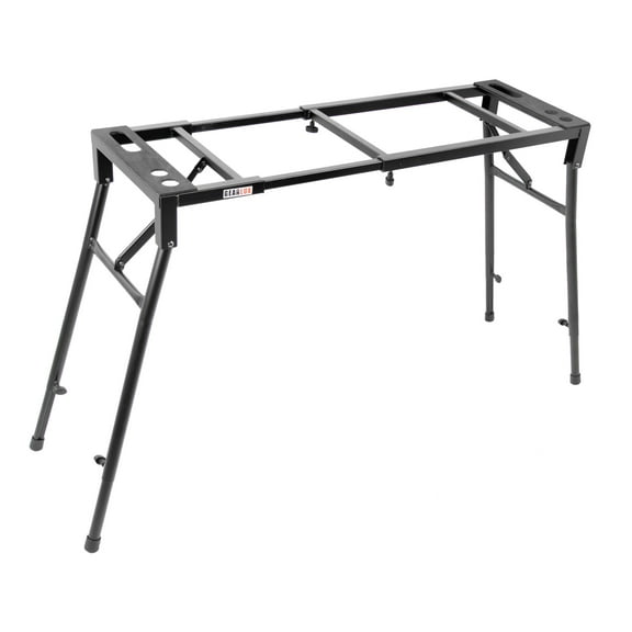 Gearlux Multi-Purpose Adjustable Keyboard/Mixer Stand for Heavy-Duty Pianos, Synthesizers, Music Workstations, Keyboards, and Mixers