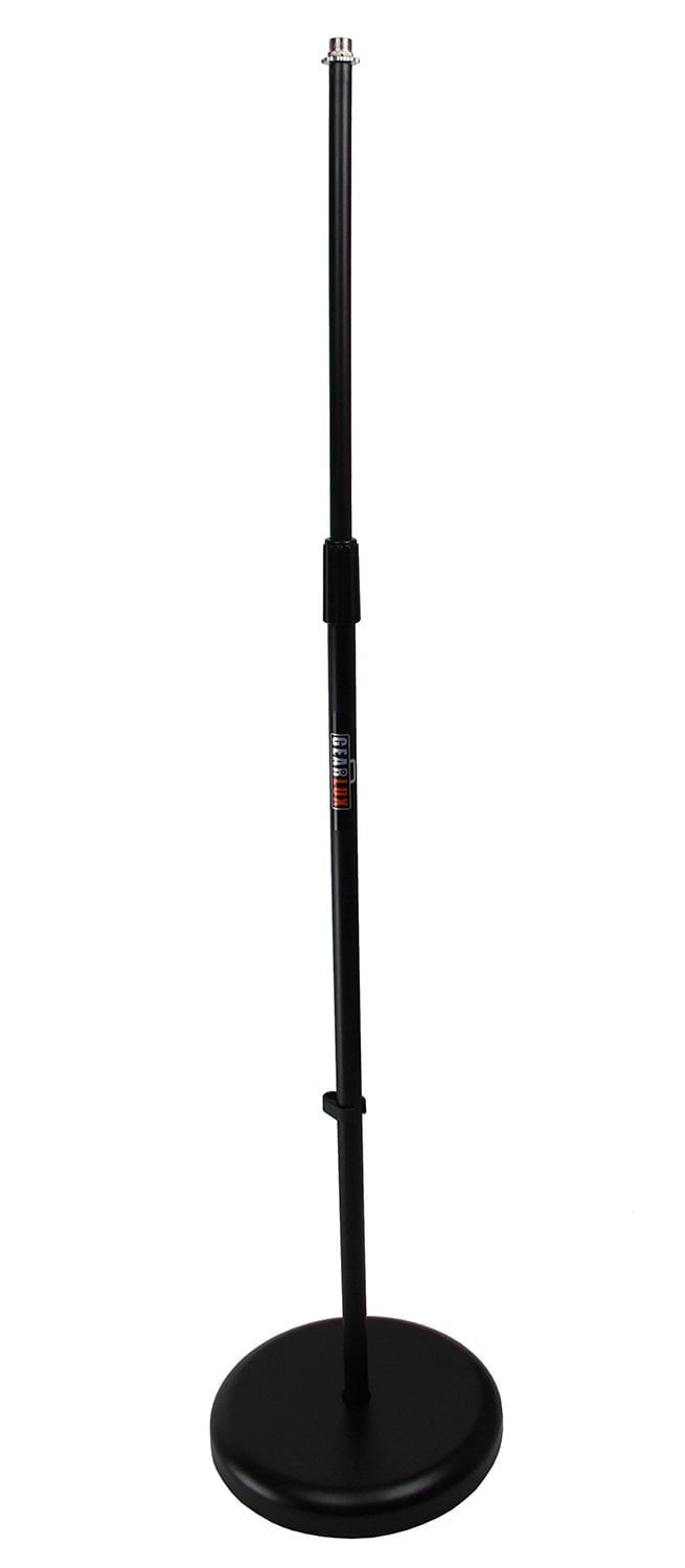 Gearlux Round Base Microphone Stand with Adjustable Height up to 59 Inches