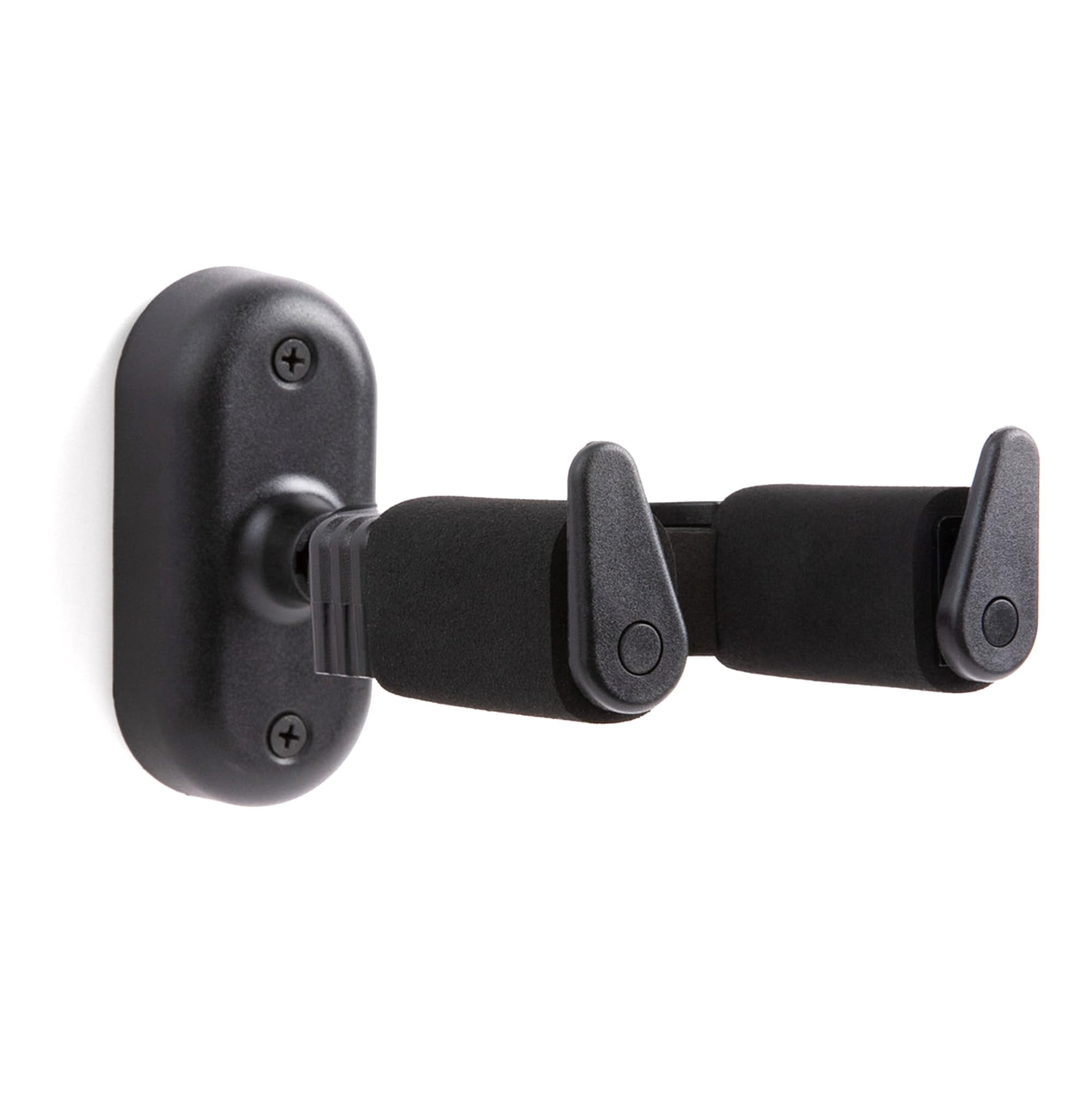 Gearlux Universal Self-Locking Guitar Wall Hanger with Auto-Swivel, Foam-Padded Arms for Acoustic, Electric, and Bass Guitars